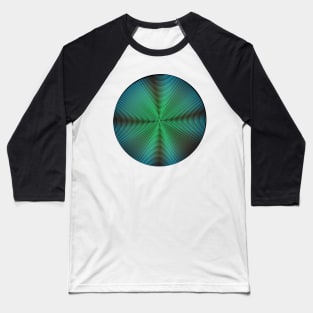 Disc in blue and green Baseball T-Shirt